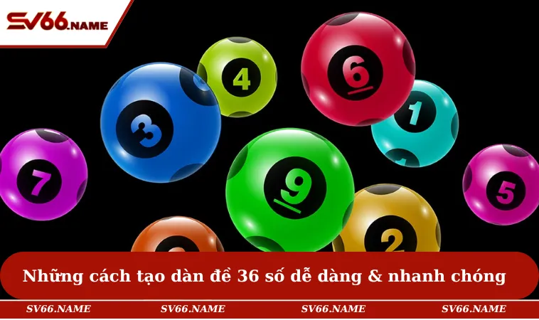 Dàn Đề 36 Số Bất Bại - Cách Tạo Và Nuôi Luôn Thắng Lớn 2 Những cách tạo dàn đề 36 số dễ dàng & nhanh chóng